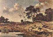 WYNANTS, Jan Landscape with Dune er china oil painting reproduction